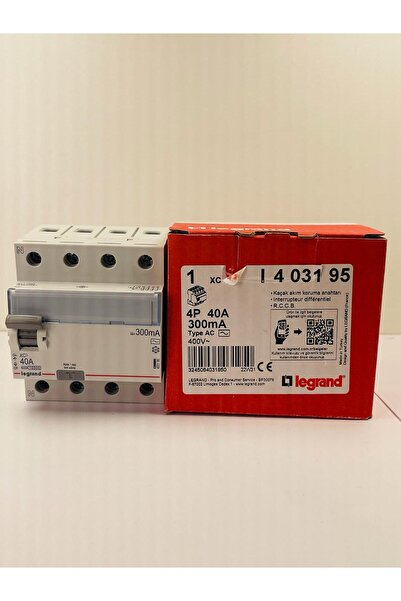 Legrand KAÇAK AKIM YANGIN  KORUMA RÖLESİ LEGRAND 4X40/300 AMPER TRİFAZE