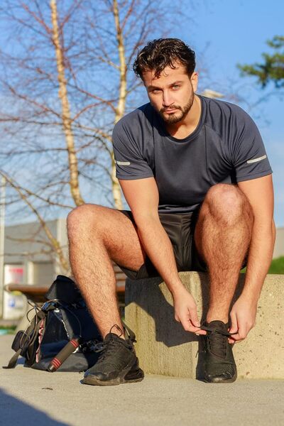 GENIUS STORE Ανδρικό αθλητικό μπλουζάκι με γρήγορη απορρόφηση υγρασίας Αθλητικές τεχνικές επιδόσεις Drıfıt-shortcut