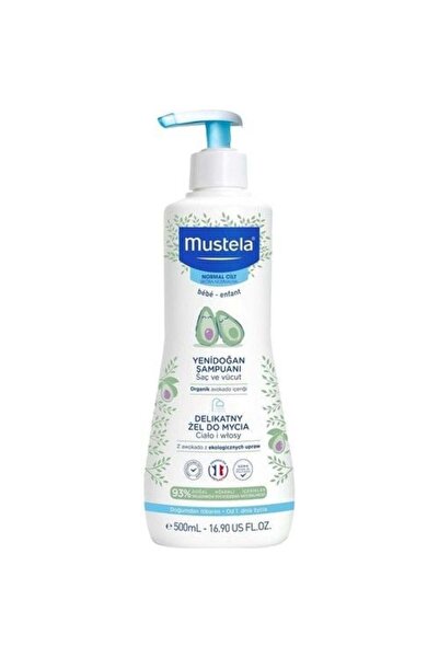 NW NessiWorld Mustela Dermo Cleansing Newborn Hair and Body Shampoo 500ml