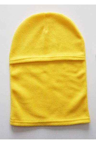 Mrey Yellow Fleece Snow Mask Thermal Winter Hat Beanie Neck Collar Biker Inside Helmet Unisex Balaclava