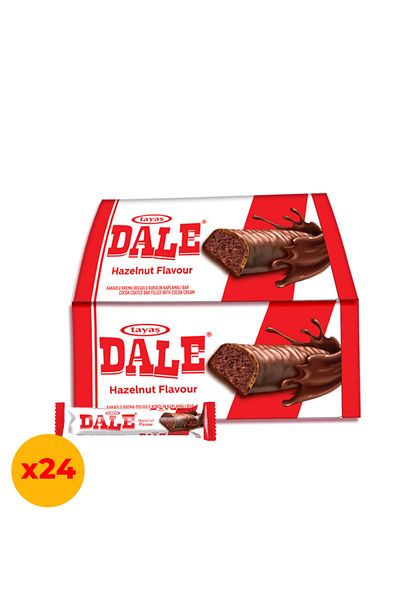TAYAŞ 18 Gr X 24 Pieces Boxed - Tayaş Dale Bar with Cocoa Cream Filling