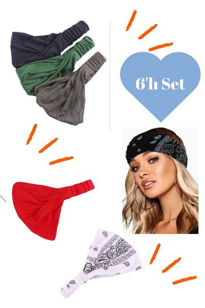 BERG Colorful Bandana Set of 6