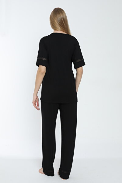 Miss Dünya Lissa Önden Düğmeli Kısa Kol Hamile ve Lohusa Pijama Takımı