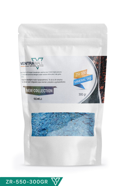Ventrawall Duvar Boyası - Mineral Taş - Mavi Sim - 2-zr-550-300gr