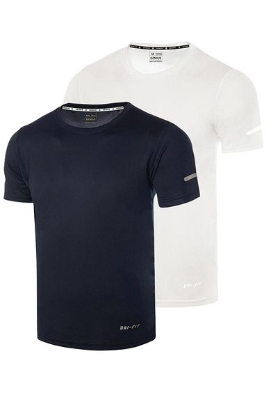 GENIUS STORE Men's Moisture Absorbing Quick Dry Athletic Technical Performance Sports T-shirt DRIFIT-KISAKOL2