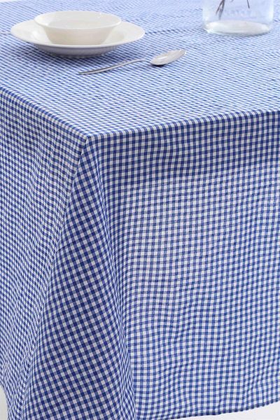 Pazar Kapısı Fata de masa Gingham Bumbac 170x170