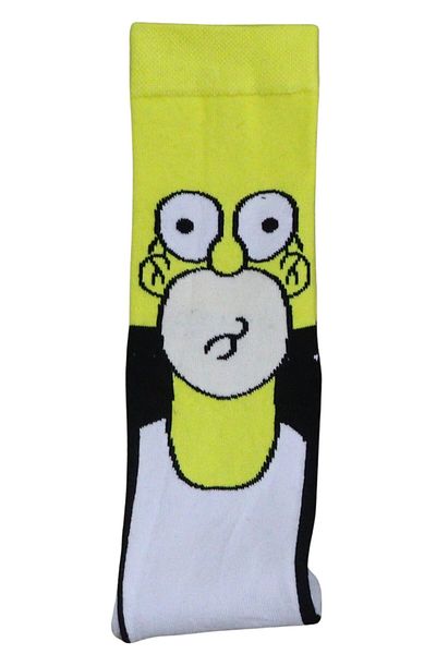 Fuddy Moda Σετ 3 πολύχρωμες κάλτσες με σχέδια Simpson