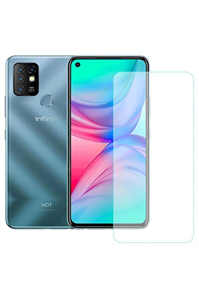 ZETT infinix HOT 10 Uyumlu Kırılmaz Ekran Koruyucu Temperli Cam Darbelere Kar...