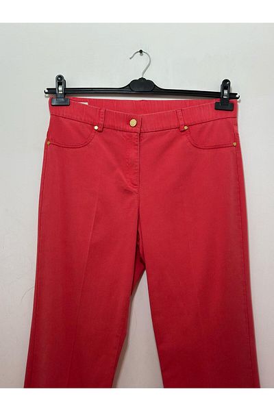 AYHAN Large Size Trousers with Five Pocket Elastic Waist