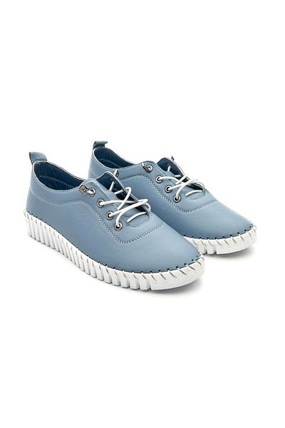 potinonline Potinonline1362 Pantofi casual elastici, confortabili, din piele naturală