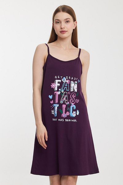 Penyelux Women's Beach Textile Tunic Summer Enjoyment Dress Pareo Purple