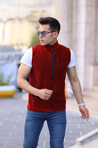 Kozik Чорний жилет без рукавів 3 кишені чоловічий флісовий повсякденний стандартний зручний жилет на блискавці чоловічий флісовий жилет