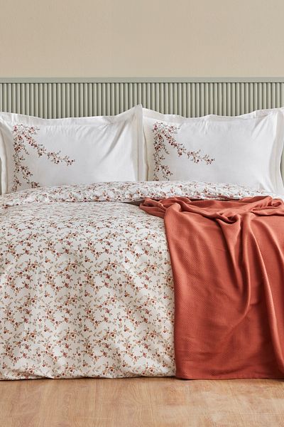 Karaca Home Set cuvertură de pilota Mizu 100% bumbac dublu piqué cadou