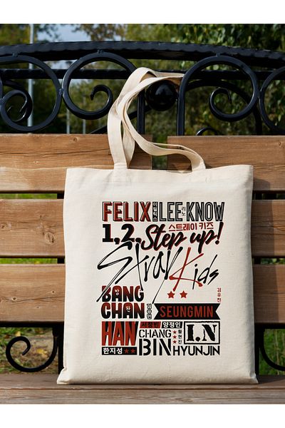 Cemira Stray Kids SKZOO Tote Bag Geantă din stofa