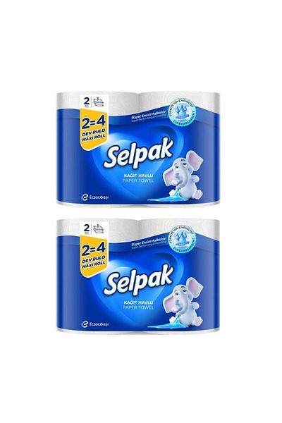Selpak 4 Giant Roll Paper Towels
