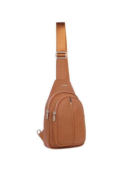 CENGİZ PAKEL Τσάντα χιαστί Cengiz Pakel Unisex - 7474 - Tan