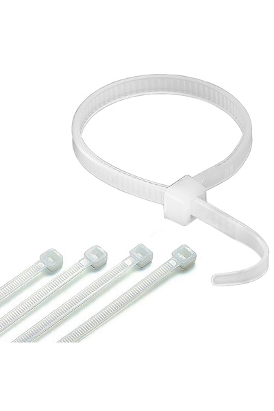 ALETÇANTAM Kablo Bağı Plastik Kelepçe Cırt Amerikan Kelepçesi 100 Adet -3.6x1...