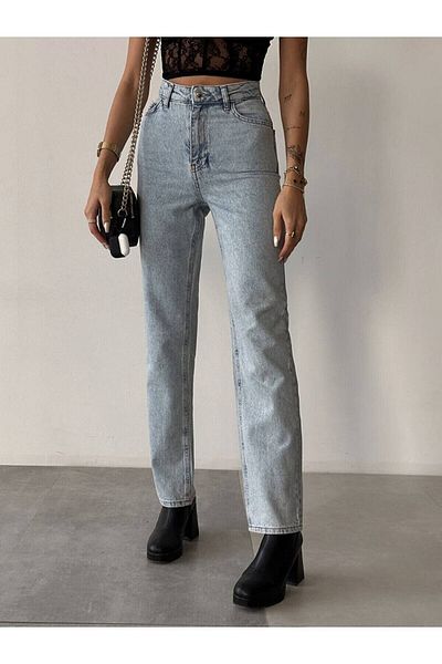 Geppetto Blugi Mom Jeans pentru femei, cu talie înaltă, cu talie înaltă, Dora Zero Canga, Leo, anii 90