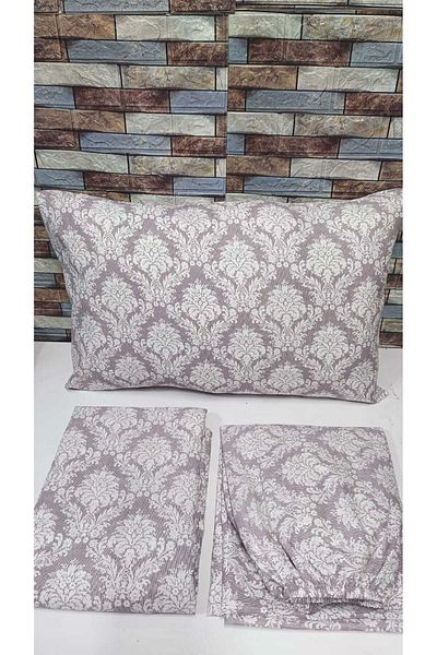 GASEL ÇARŞI Set de husă de pat din bumbac pentru două persoane (model șal-DAMAKS)