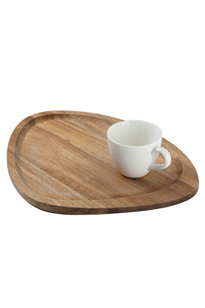 Bonna Akasya Üçgen Sunum Tahtası 27*21 Cm Fincansız Gönderilecektir.