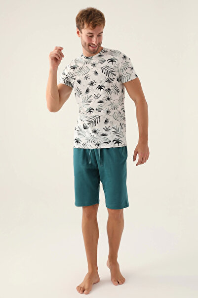 Arnetta 2985-s Men's Patterned Shorts Set