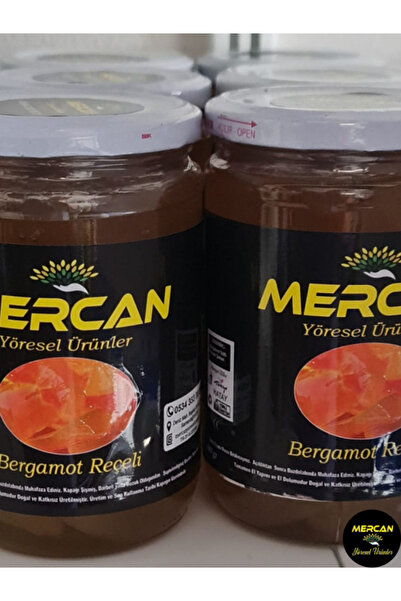 MERCANYORESEL %100 Doğal Hatay Usulü Bergamot Reçeli 800 Gr