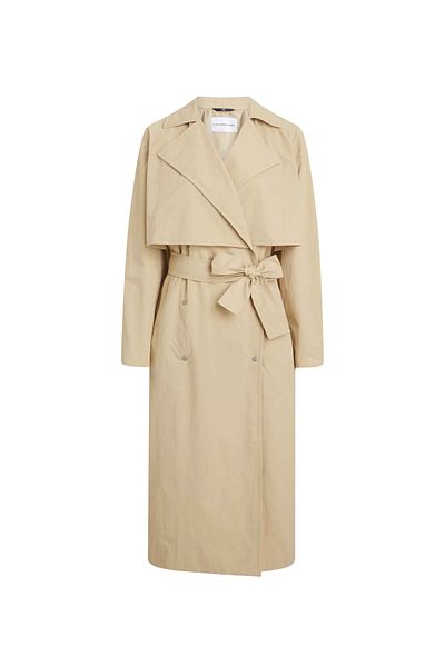 Calvin Klein Jeans Beige Women's Trench Coat J20J222582AAT