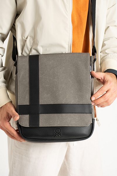 YOGII Bethel Model Unisex Τσάντα ώμου και ώμου Αδιάβροχη υφασμάτινη θήκη για στυλό με πολλές τσέπες με υποδοχή