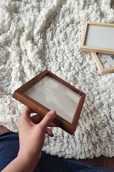 Wooden Factory Original, Channeled, Replaceable Wooden Frame, One Piece Blank Frame (with Front protection), 16X20 CM