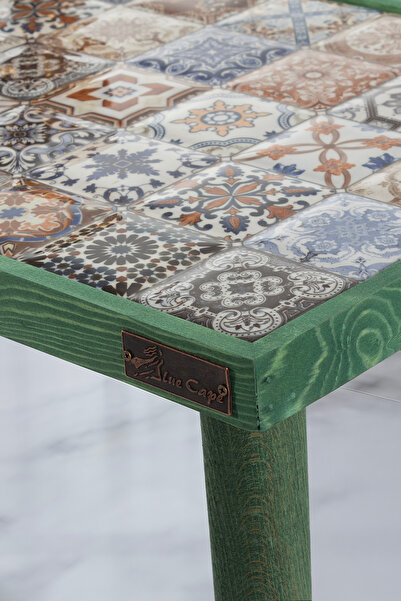 bluecape Esperanza 62x32cm Doğal Masif Seramik Zigon Yan Sehpa