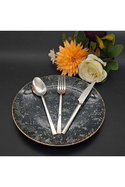 BRONDOFF Stayle Steel 18 Piece Fork Spoon Knife Set