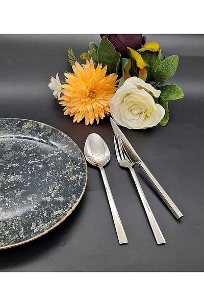 BRONDOFF Stayle Steel 18 Piece Fork Spoon Knife Set