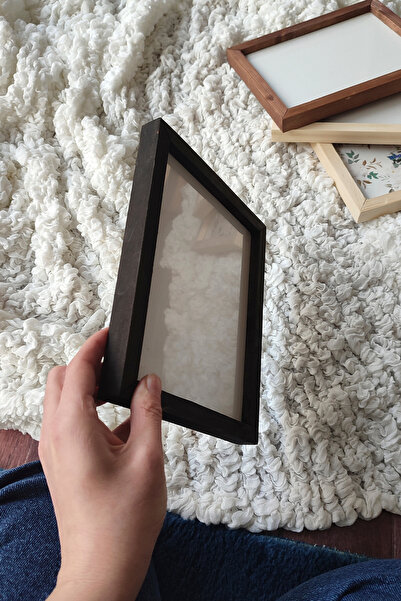 Wooden Factory Original, Channeled, Replaceable Wooden Frame, One Piece Blank Frame (with Front protection), 16X20 CM