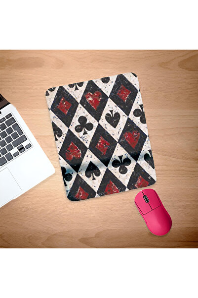 UcuruStore Kupa Karo Maça Sinek Mouse Pad dreptunghiular cu suport pentru înc...