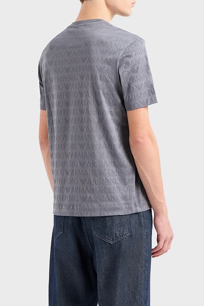 Emporio Armani Βαμβακερό μπλουζάκι με κανονική εφαρμογή ανδρικό μπλουζάκι με λαιμόκοψη 3D1TH5 1JORZ 0639