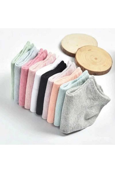 ASGÜL SOCKS дамски екстра меки памучни ботуши комплект чорапи 8 чифта