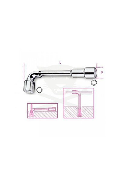 Beta 932 Pipo Anahtar 10x10mm