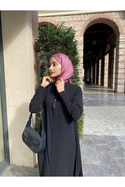 JALİA Chief Collar - Front Closed Zipper - Arm End Zippered Cuff - Pocket Full Flared (full Mevlana) Ferace