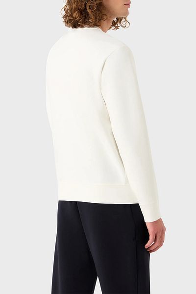 Emporio Armani Cotton Regular Fit Crew Neck Sweat Men's SWEAT 8N1ML7 1JHSZ 0101