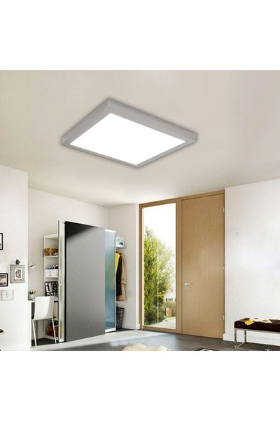 Forlife 24 W Sıva Üstü Led Kare Panel Metal Kasa Beyaz Renk