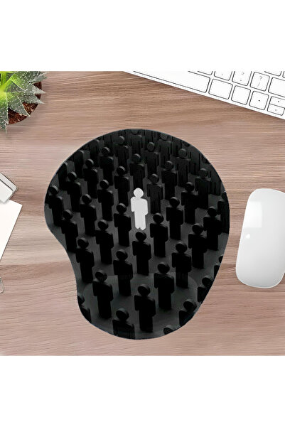 UcuruStore Yalınlak Mouse Pad με οβάλ κοπή και στήριγμα καρπού