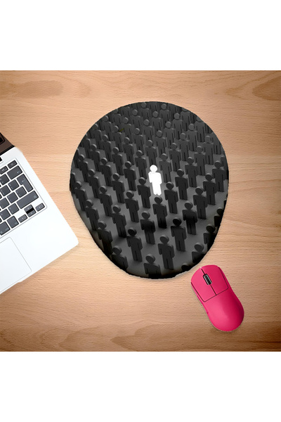 UcuruStore Οβάλ επιφάνεια ποντικιού με στήριγμα καρπού για απομάκρυνση της μο...