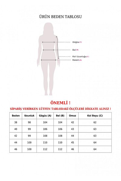Modamorfo Patterned Buttoned Long Viscose Tunic