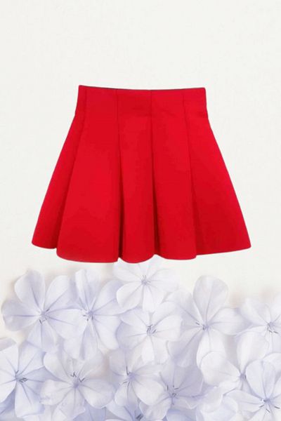 NACAR NEW STYLİSH Girl's April 23 19 May Show Outfit Short Diver Red Skirt R24