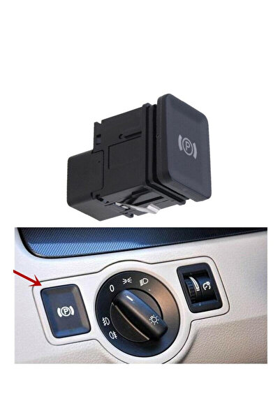 ErciyasOTO VOLKSWAGEN PASSAT B6 Uyumlu EL FRENİ PARK DÜĞMESİ 8 PİN