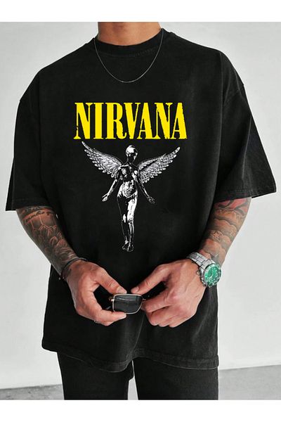 Pisa Art Oversize тениска Nirvana