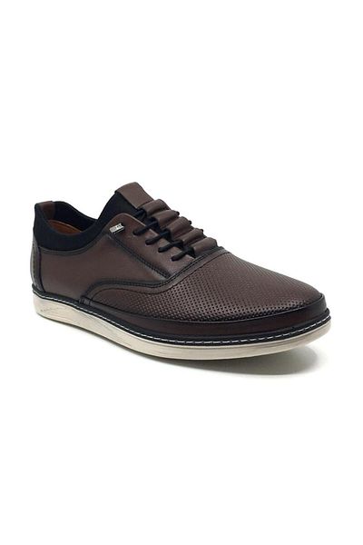 Taşpınar Ayakkabı Hidayet Special 100% Genuine Leather Orthopedic Men's Summer Comfortable Daily Casual Shoes 40-44