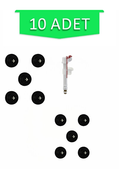 banyosepeti Kale Klozet Rezervuar İç Takım Flatör Contası Klozet Şamandıra Contası Kale Doldurma Contası 10 Adet