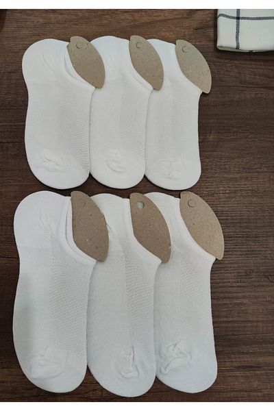 Leement socks Women's 6 Pairs Bamboo Mesh Toe Seamless Snekers Socks