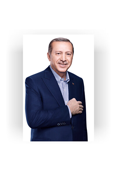 Bayrak Recep Tayyip Erdoğan Portresi 300x450 cm